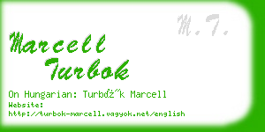 marcell turbok business card
